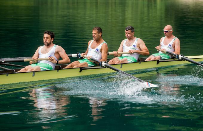 Žvegelj, Janša, Mujkič in Klemenčič bodo letos skupaj nastopili na veteranskem SP na Bledu. | Foto: Sportida