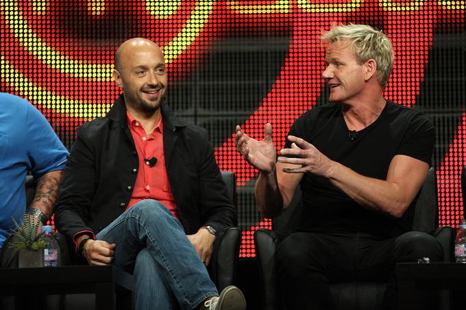 Bastianich in Gordon Ramsay v ameriškem MasterChefu | Foto: Getty Images