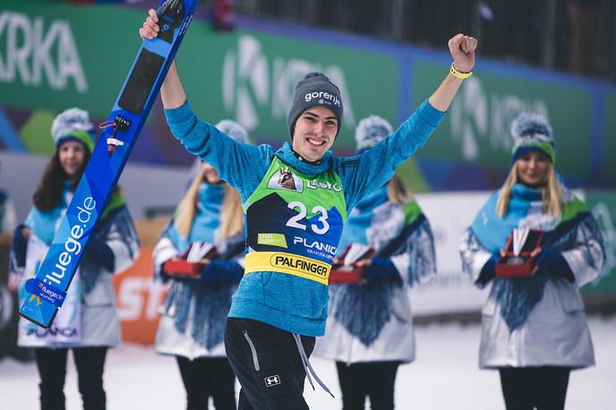 Timi Zajc | Timi Zajc je sezono končal z zmago na letalnici bratov Gorišek.  | Foto Grega Valančič/Sportida