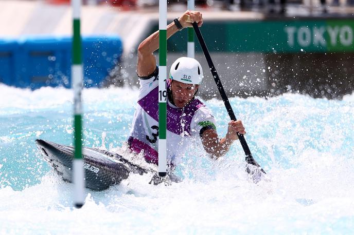 Benjamin Savšek | Benjamin Savšek je bil kljub dotiku najhitrejši v prvi kvalifikacijski vožnji na olimpijski progi v Tokiu. | Foto Guliverimage