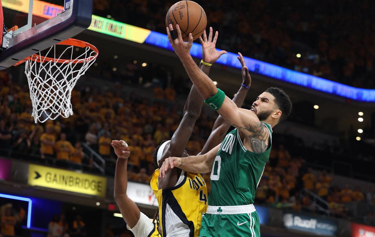 Boston Celtics Jayson Tatum | Jayson Tatum je ob zmagi Bostona dosegel 36 točk. | Foto Reuters