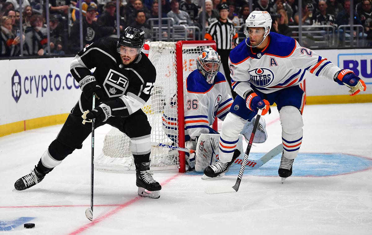 LA Kings Edmonton | Kralji so izgubili četrto tekmo proti Edmontonu. | Foto Guliverimage