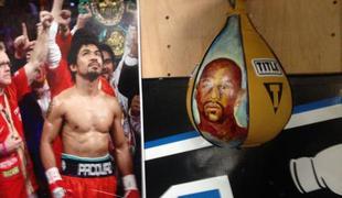 Pojoči Pacquiao že udriha po Mayweatherju, za zdaj le na treningu (video)