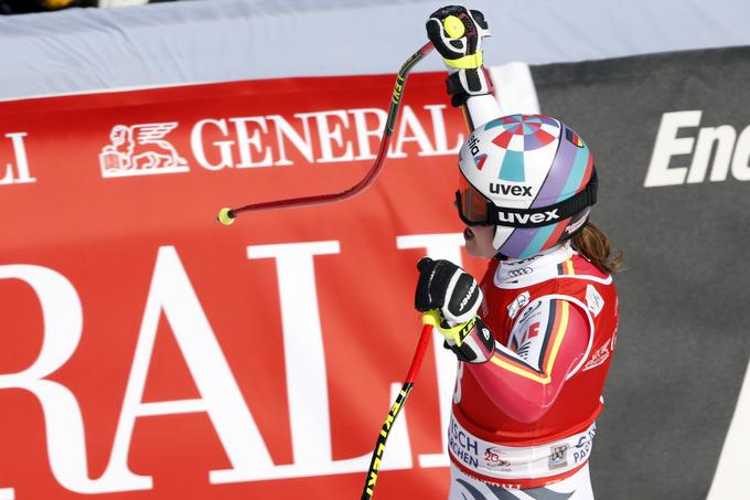 Viktoria Rebensburg se je veselila zmage. | Foto: Guliverimage/Getty Images