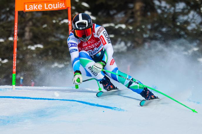 Lake Louise Ilka Štuhec | Ilka Štuhec na treningu v kanadskem Skalnem gorovju. | Foto Reuters