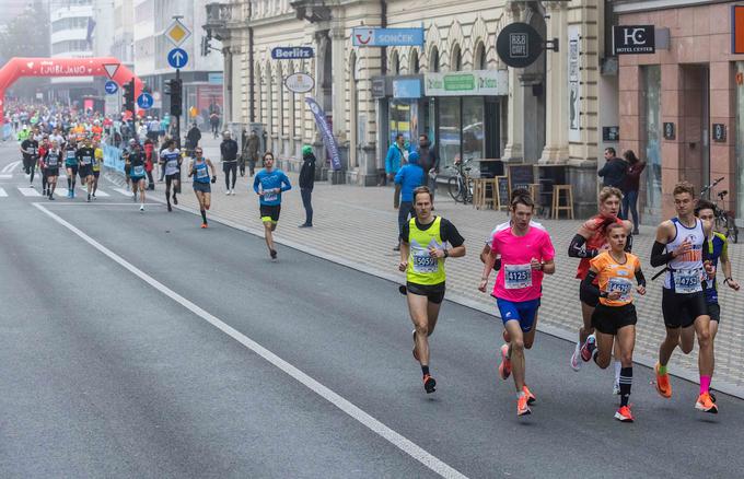 "Do osmega kilometra sem imela spremljevalce, kar je super." | Foto: Vid Ponikvar