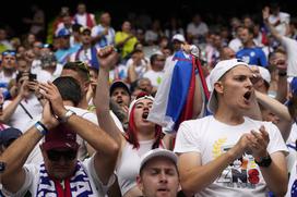 Euro 2024 München Slovenija Srbija navijači