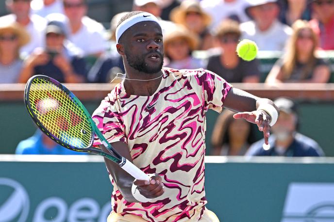 Frances Tiafoe | Frances Tiafoe je imel zelo pestro in uspešno nedeljo. | Foto Reuters