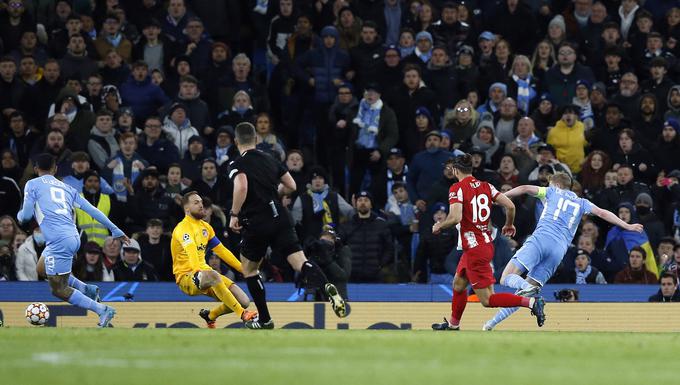 Kevin de Bruyne je na prvi tekmi dosegel edini zadetek. | Foto: Reuters