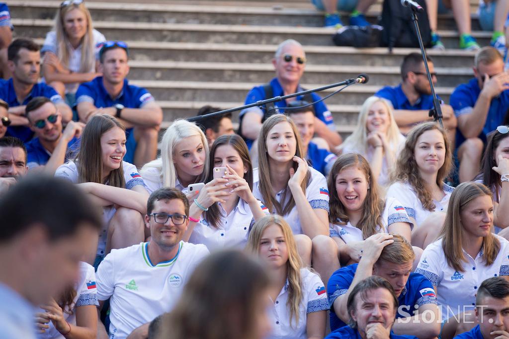 Sredozemske igre, predstavitev slovenske reprezentance, Portorož