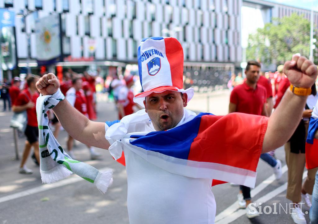 Euro 2024 Slovenija Danska navijači