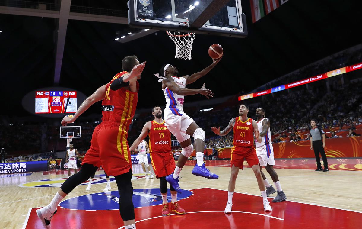 Španija - Portoriko Fiba SP 2019 | Španci so že pri dveh zmagah, v ponedeljek so premagali Portoriko. | Foto Reuters