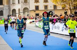 Čustva, ki jih je ljubljanski maraton sproščal na družbenih omrežjih