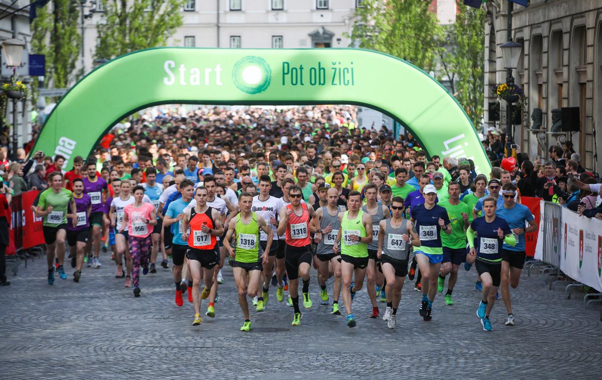 Tek trojk, pot ob žici | Foto Anže Malovrh/STA