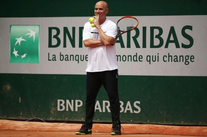 Pri odločitvi mu je pomagala tudi Steffi Graf, njegova žena. | Foto: Guliverimage/Getty Images