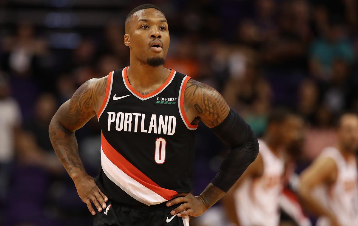 Damian Lillard | Damian Lillard je na tekmi proti Orlandu za Portland dosegel kar 41 točk. | Foto Getty Images