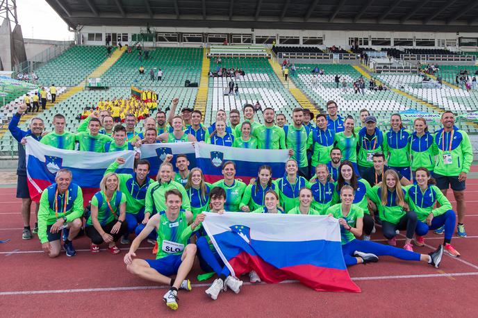 Slovenska atletska reprezentanca -  evropsko ekipno prvenstvo 2021 | Slovenska atletska reprezentanca si je v Bolgariji priborila pravico nastopa v prvi ligi. | Foto Peter Kastelic/AZS