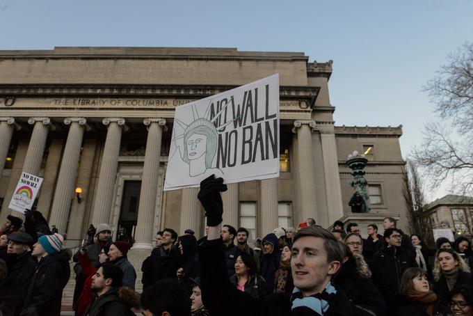 protesti zoper ukaz o priseljencih, ZDA, Donald Trump | Foto: Reuters