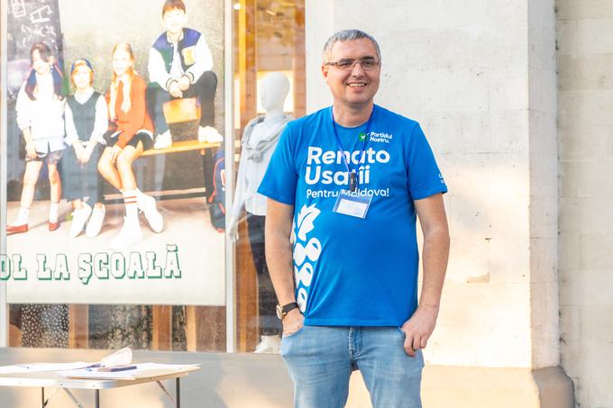 Ankete na tretje mesto postavljajo predsednika proruske populistične Naše stranke Renata Usatija. Naša stranka zagovarja interese ruske manjšine, ki predstavlja okoli desetino prebivalstva Moldavije. | Foto: Guliverimage