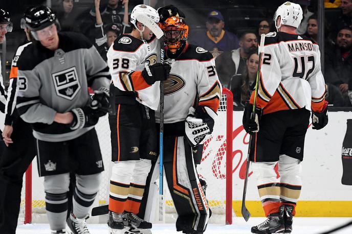 Los Angeles Kings | Hokejisti Anaheim Ducks so v Staples Centru s 3:1 premagali Los Angeles Kings. | Foto Getty Images