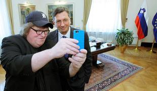 Michael Moore snema film o Borutu Pahorju! (video)