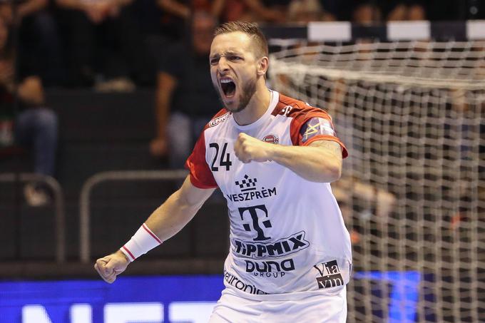 Gašper Marguč je Veszpremu pomagal do zmage nad Barcelono. | Foto: Guliverimage