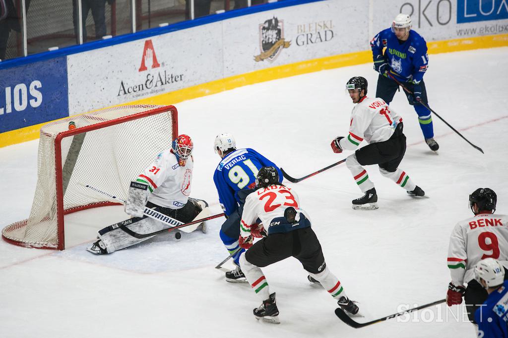 slovenska hokejska reprezentanca Madžarska Bled