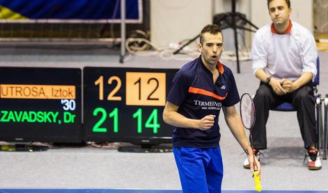 Najboljši slovenski badmintonski igralec za zdaj prva rezerva za Rio