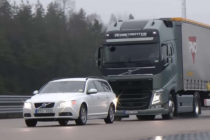 Zaviranje v sili kamiona tovornjak | Fotografija je simbolična.  | Foto Volvo