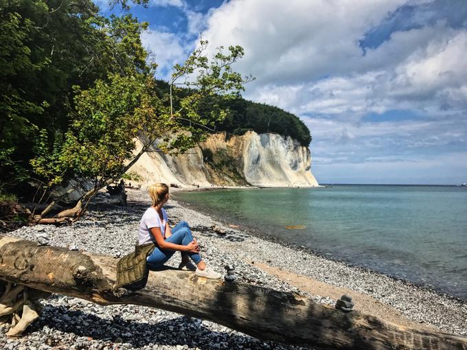 Otok Rügen v Baltskem morju slovi po čudovitih belih klifih. Pa naj še kdo reče, da nemško morje ni nič posebnega! | Foto: Osebni arhiv