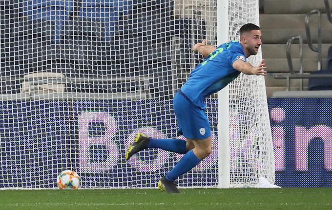 Andraž Šporar tokrat ni zadel, a se je veselil dramatične zmage. | Foto: Reuters