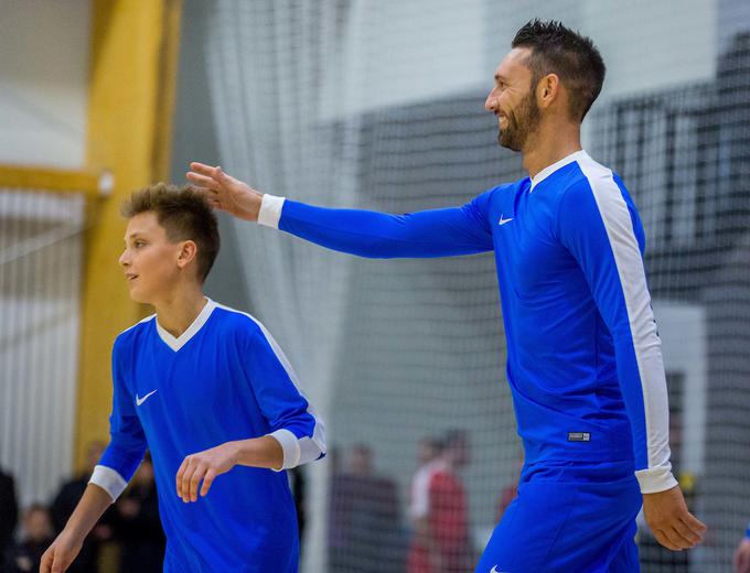 Reprezentant v futsalu Gašper Vrhovec je občudoval znanje mladega soigralca. | Foto: Žiga Zupan/Sportida