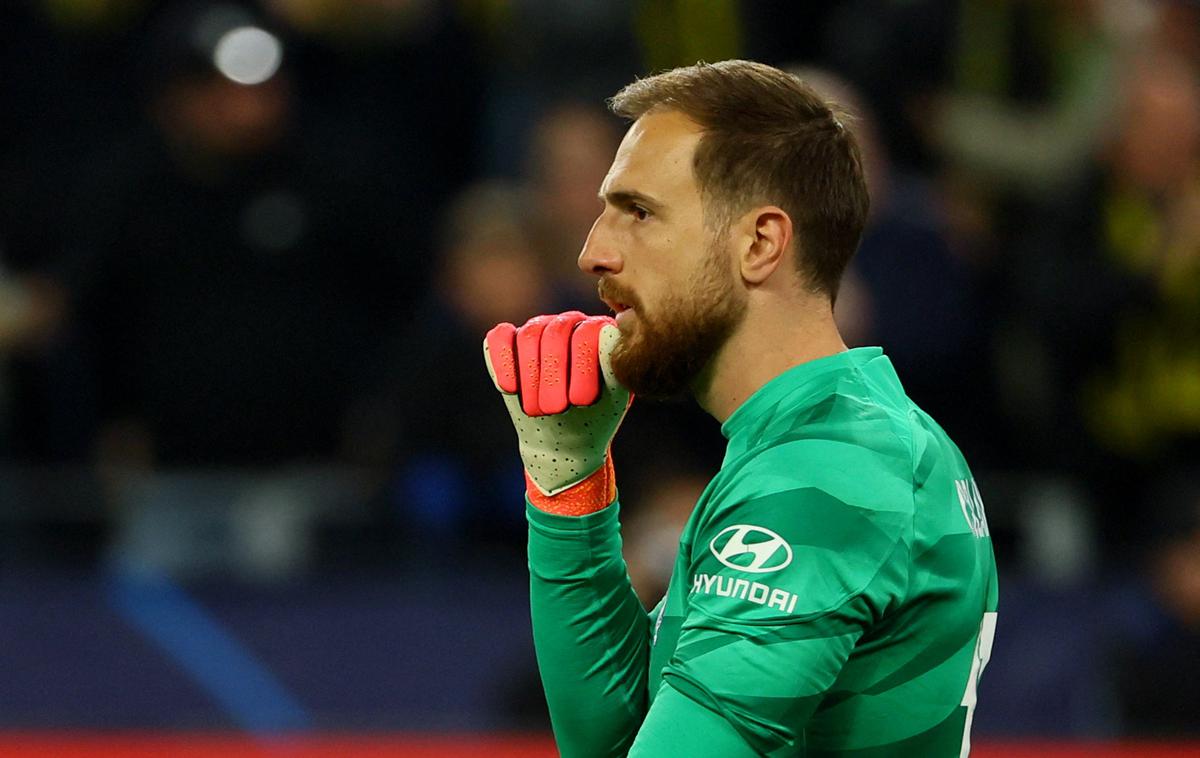 Jan Oblak | Jan Oblak je v nedeljo na zadnji domači tekmi Atletica v tej sezoni prejel kar štiri zadetke. | Foto Reuters