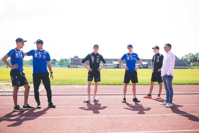 trening Kranj smučarski skakalci | Foto: Grega Valančič/Sportida