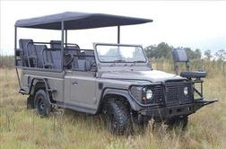 Električni land rover defender v Južni Afriki