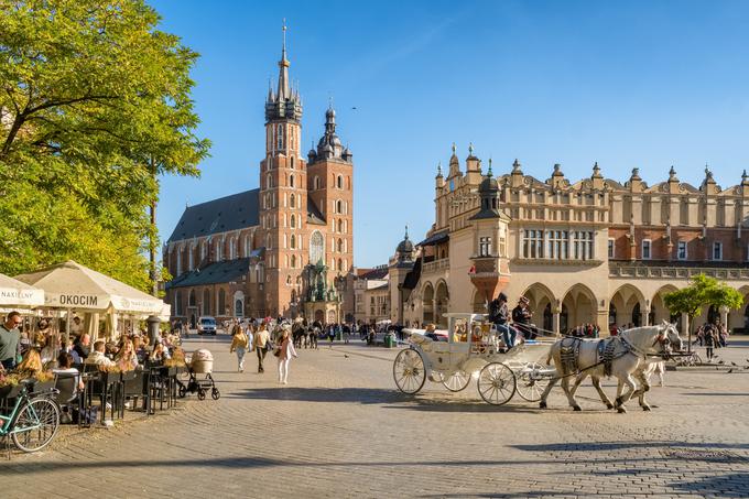 Krakov je eno najstarejših mest in drugo največje ter drugo najpomembnejše mesto na Poljskem. | Foto: Shutterstock