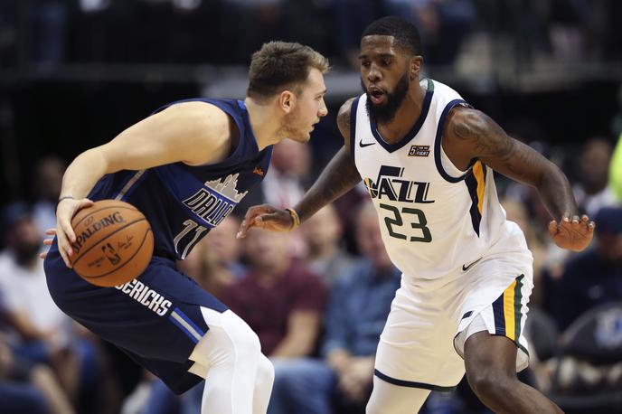 Luka Dončić, Utah Jazz | Luka Dončić je z Dallas Mavericks doživel prvi poraz v domači dvorani American Airlines Center. | Foto Reuters