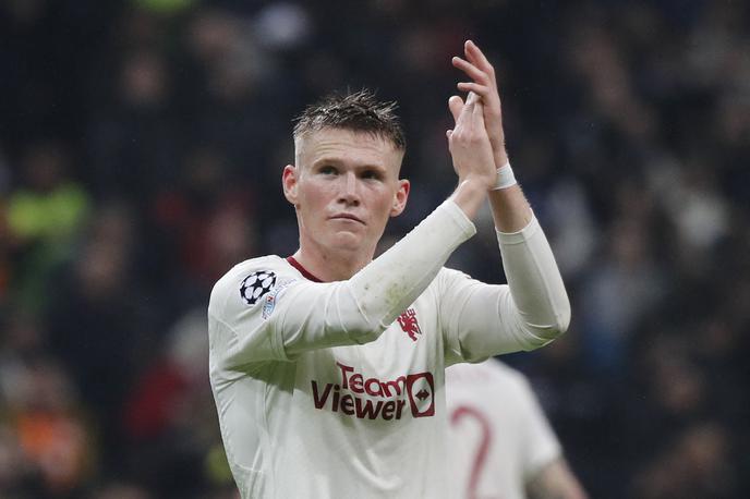 Manchester United Scott McTominay | Scott McTominay je zadel za vodstvo s 3:1, na koncu pa le remi Uniteda. | Foto Reuters