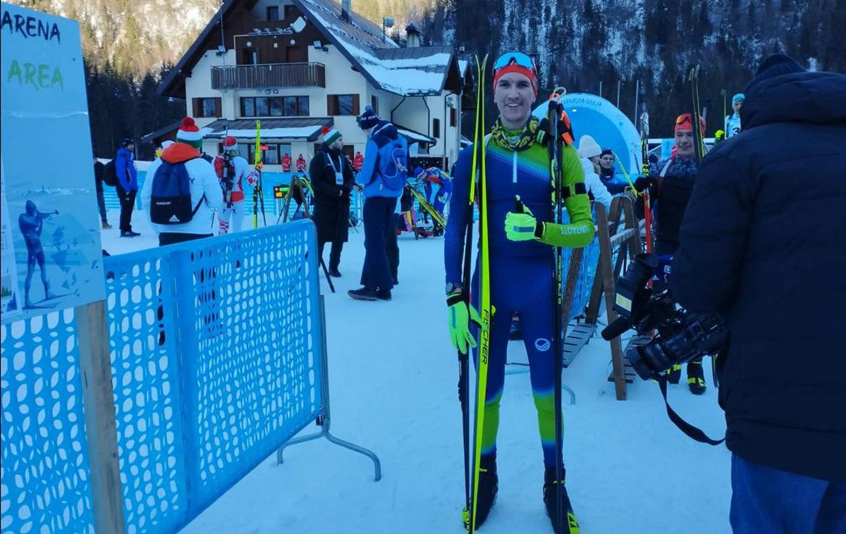 Pavel Trojer | 17-letni slovenski biatlonec Pavel Trojer je na zimskem Olimpijskem festivalu evropske mladine zmagal še drugič na tem tekmovanju. | Foto OKS