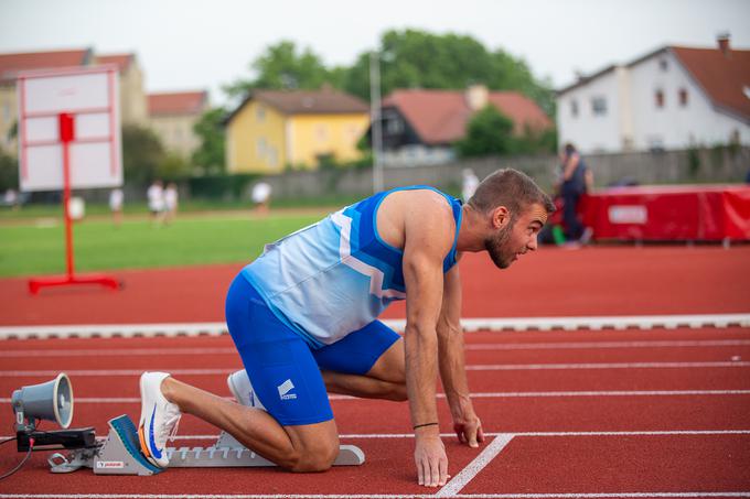 Rok Ferlan je zanesljivo zmagal v teku na 400 m. | Foto: Peter Kastelic/AZS