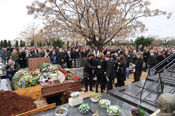 Massimo Savić | Pogreba Massima Savića so se udeležili številni znani glasbeniki. | Foto STA