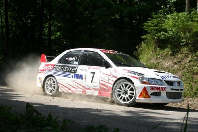 Boštjan Logar reli | Državna prvaka leta 2006 sta bila Boštjan Logar in David Kalan (mitsubishi lancer EVO8). | Foto Metka Prezelj