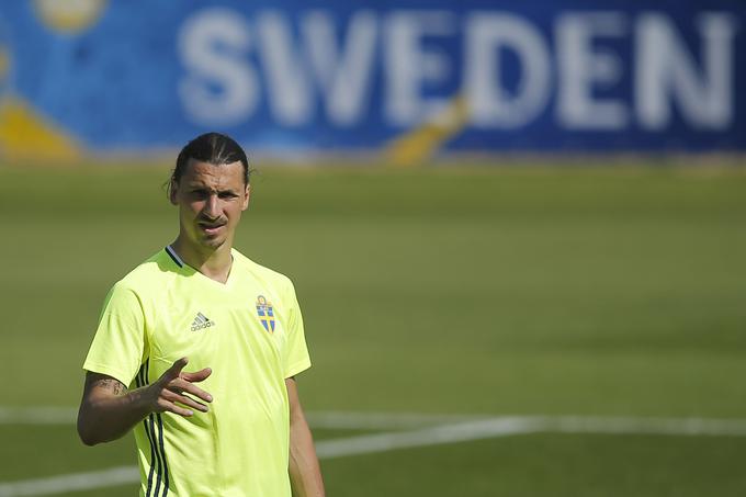 Zlatan Ibrahimović je na tekmah evropskega prvenstva dosegel že šest zadetkov.
 | Foto: 