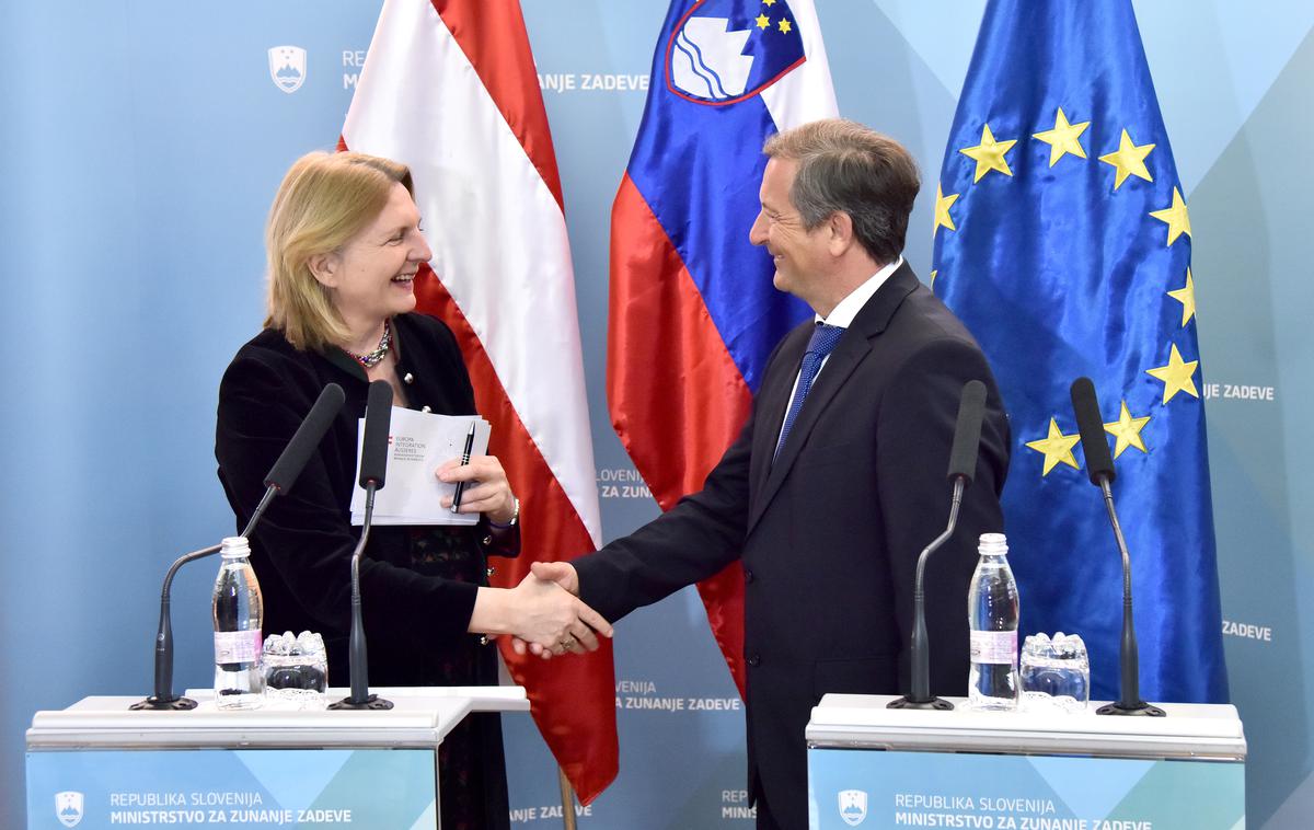 Karl Erjavec Karin Kneissl | Foto STA