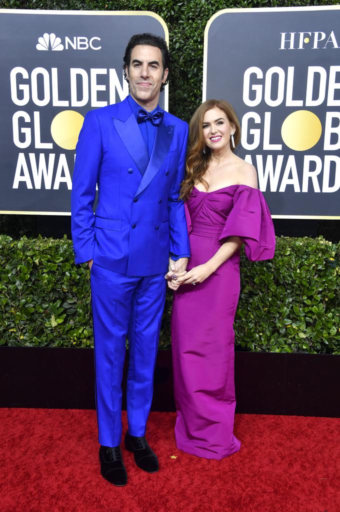 Sacha Baron Cohen in Isla Fisher | Foto: Getty Images