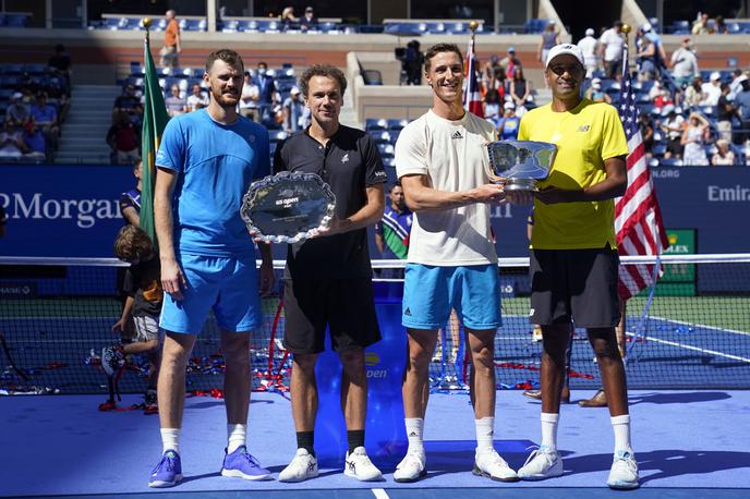 Rajeev Ram Joe Salisbury | Rajeev Ram in Joe Salisbury sta najboljši moški par na letošnjem US Opnu. | Foto Reuters