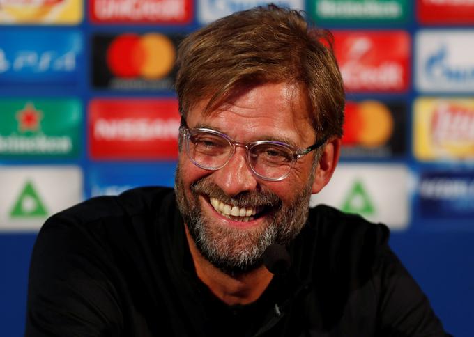 Jürgen Klopp je pred tekmo na Štajerskem dobro razpoložen. | Foto: Reuters