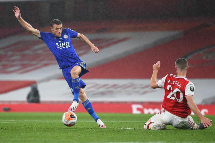 Jamie Vardy, Leicester, Arsenal | Jamie Vardy ostaja zvest Leicester Cityju. | Foto Reuters