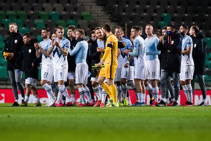 Slovenija Hrvaška nogomet | Slovenski nogometni reprezentanci je 24. marca 2021 uspelo nekaj, o čemer je lahko prejšnja tri desetletja le sanjala. Premagala je Hrvaško. | Foto Grega Valančič/Sportida