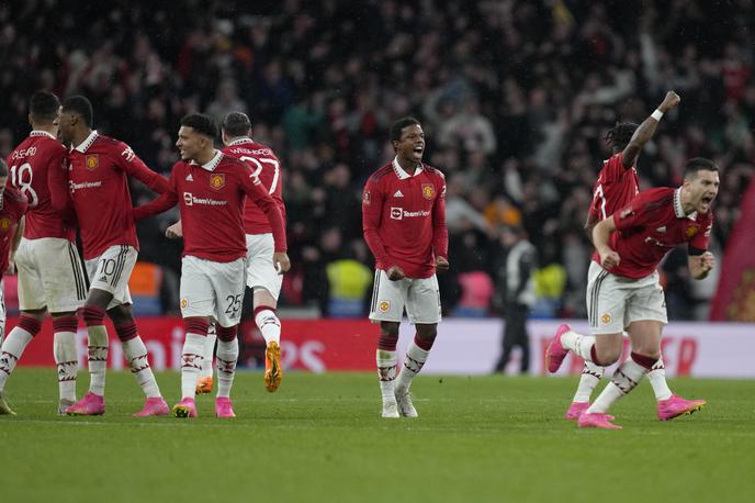 Manchester United | Manchester United je v finale pokala napredoval po izvajanju 11-metrovk. | Foto Guliverimage